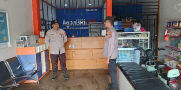 Cegah C3, Polsek Kuala Kampar Gencarkan Patroli ke Pertokoan dan Perbankan