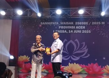 Hadiri Sannipata Waisak 2569 se-Aceh, Wali Kota Langsa Ajak Pererat Harmonisasi dan Toleransi Beragama 