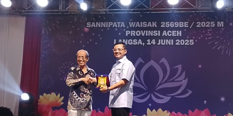 Hadiri Sannipata Waisak 2569 se-Aceh, Wali Kota Langsa Ajak Pererat Harmonisasi dan Toleransi Beragama 