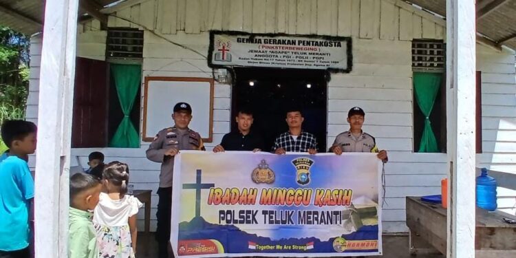 Polsek Teluk Meranti Gelar Minggu Kasih, Bahas Remaja Nongkrong Larut Malam