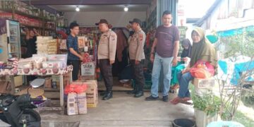 Polsek Kuala Kampar Gelar KRYD, Sasar Pertokoan dan Brilink untuk Cegah Kejahatan C3