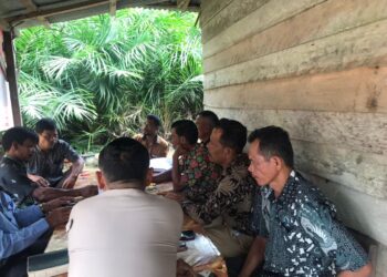 Polsek Kerumutan Gelar Minggu Kasih di Gereja HKBP Bethesda Bukit Lembah Subur