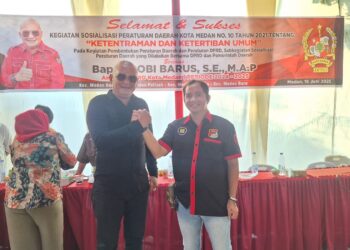 Ketua DPW PW FRN Sumut Hadiri Sosper Anggota DPRD Kota Medan Robi Barus