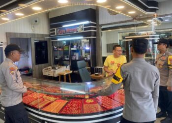 Polsek Pangkalan Kuras Patroli C3, Sasar Toko Emas hingga ATM di Jalintim Sorek Satu