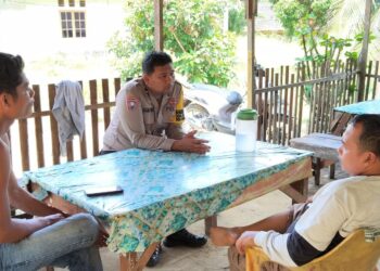 Polsek Bunut Gencarkan Silaturahmi dan Imbauan Cooling System di Wilayah Desa