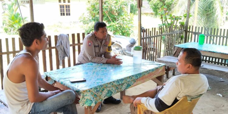 Polsek Bunut Gencarkan Silaturahmi dan Imbauan Cooling System di Wilayah Desa