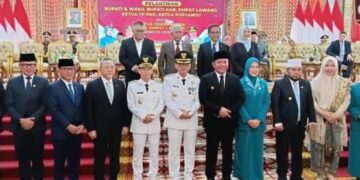 Pelantikan Bupati Dan Wakil Bupati Kabupaten Empat Lawang Oleh Gubernur Sumsel