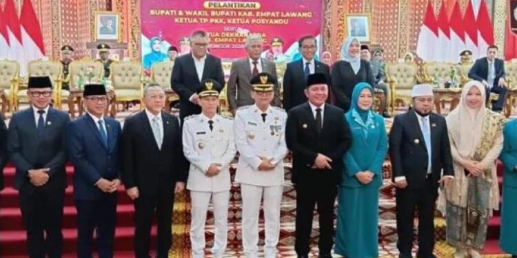 Pelantikan Bupati Dan Wakil Bupati Kabupaten Empat Lawang Oleh Gubernur Sumsel