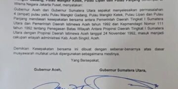 Presiden RI Prabowo Subianto Memutuskan Empat Pulau Sah Milik Aceh