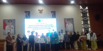 5 Program Unggulan Dan Penandatanganan MoU Baznas Bersama TP-PKK Kota Palembang Serta Penyerahan SK
