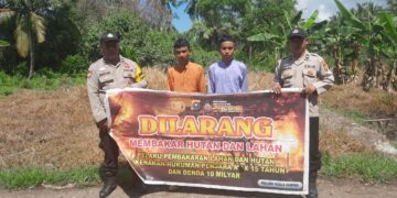 Cegah Karhutla, Polsek Kuala Kampar Gencarkan Patroli dan Sosialisasi ke Warga