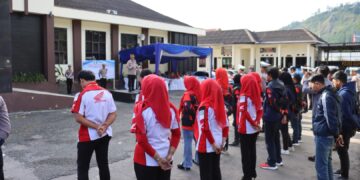 Sambut Bhayangkara Ke-79, Polres Aceh Tengah Gelar Deklarasi Keselamatan Berlalu Lintas Bersama Komunitas