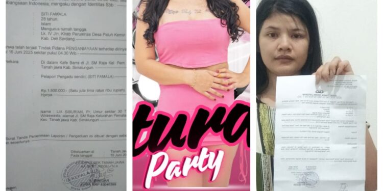 Aniaya Kru FDJ Beby Vika, Owner Barra Cafe Di Tanah Jawa Simalungun Dilaporkan Ke Polisi