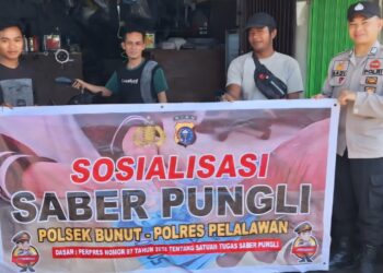 Polsek Bunut Gelar Sosialisasi Saber Pungli, Warga Diedukasi soal Bahaya Pungutan Liar
