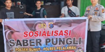 Polsek Bunut Gelar Sosialisasi Saber Pungli, Warga Diedukasi soal Bahaya Pungutan Liar