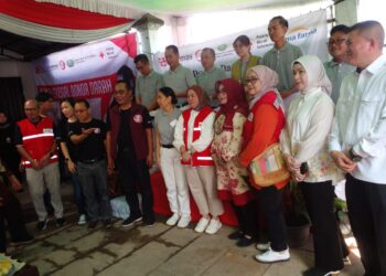 PMI Kota Palembang Bersama Tzuchi Sinarmas Melaksanakan Donor Darah