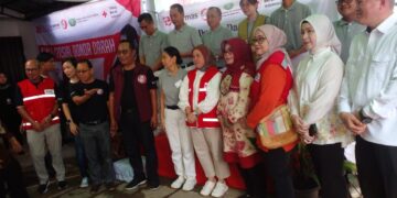 PMI Kota Palembang Bersama Tzuchi Sinarmas Melaksanakan Donor Darah