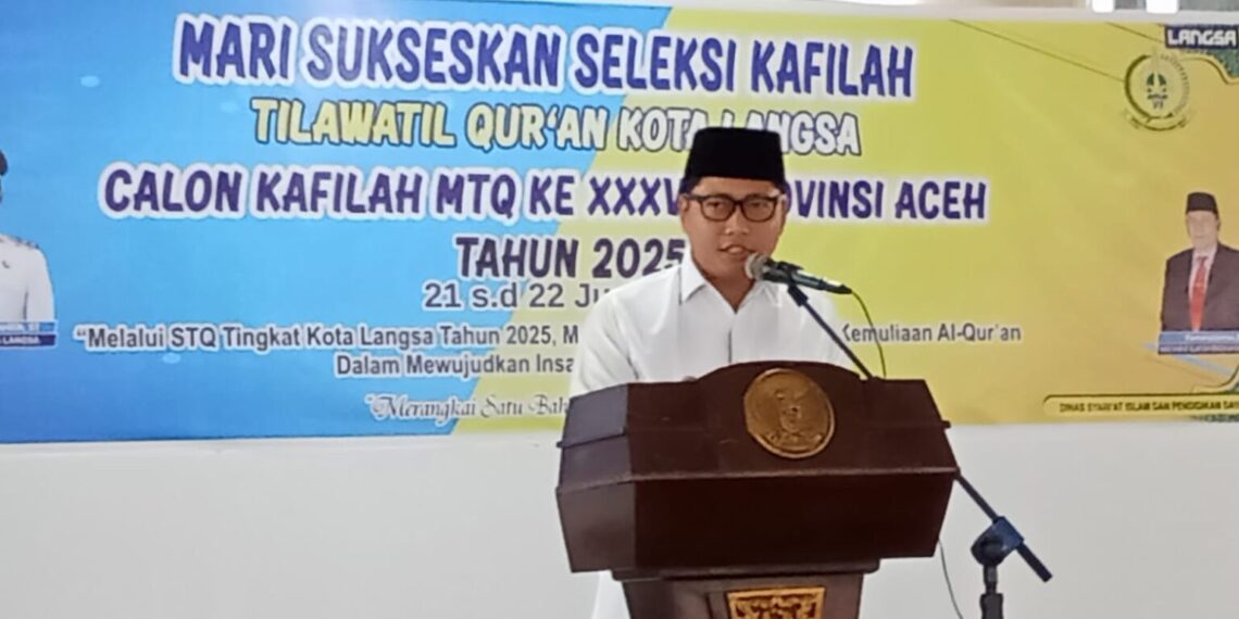 Wakil Wali Kota Langsa Buka Seleksi MTQ 