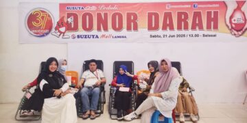 Suzuya Mall Langsa Kumpulkan 31 Kantong Darah