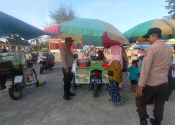 Polsek Bunut Gelar Patroli KRYD, Sasar Minimarket hingga Remaja Nongkrong untuk Antisipasi C3