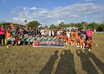 Polsek Kerumutan Hadiri Pembukaan Turnamen Cup VI Desa Lipai Bulan, Diikuti 60 Tim