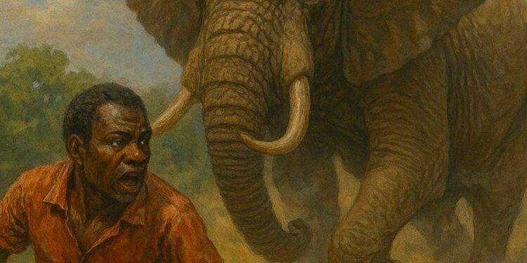 Kejadian Dipijak Gajah Liar, Warga : Belum Ada Tim BKSDA Terjun Ke Lokasi