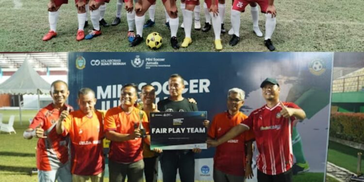 Turnamen MSJ Championship 2025 Sukses, Tim Wartawan Polda Sumut Raih “Fair Play Team”