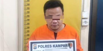 Satreskrim Polres Kampar Amankan Pelaku Penggelapan Mobil, Modus Jual Beli