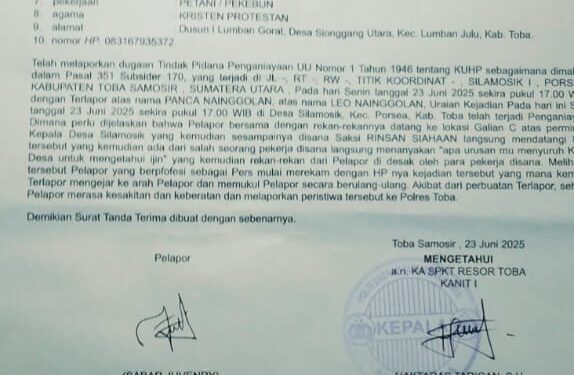 DPD PJS Sumut Desak Polisi Tangkap Pelaku Penganiayaan Wartawan Di Toba