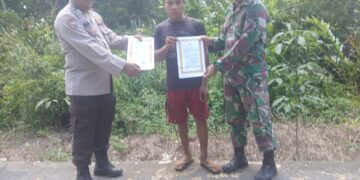 Polsek Kuala Kampar Gencar Patroli Karhutla, Sosialisasi Larangan Bakar Lahan