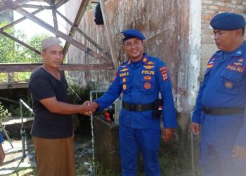 Hari Bhayangkara Ke-79: Salurkan Kebaikan, Polres Aceh Singkil Bangun Sumur Bor