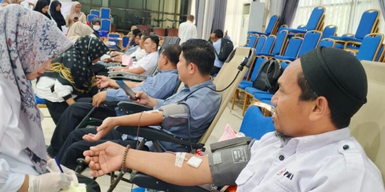 Semarak HUT ke-45, PT Medco Aceh Timur Kumpulkan 81 Kantong Darah di UNSAM