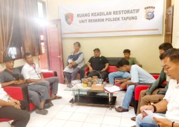 Cegah Pencurian Sawit, Polsek Tapung Gelar Sosialisasi Hukum dengan Pemilik Ram/Veron Desa Pantai Cermin