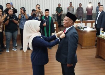 Ismail Dilantik PAW Anggota DPRK Langsa Partai Aceh