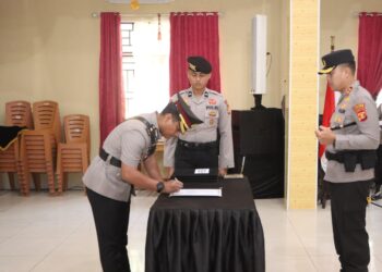 Peremajaan Kepemimpinan, Polres Banyuasin Sambut Pejabat Baru Usai Sertijab