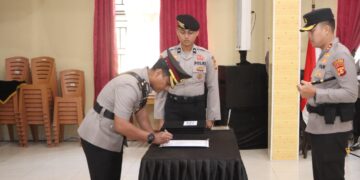 Peremajaan Kepemimpinan, Polres Banyuasin Sambut Pejabat Baru Usai Sertijab
