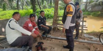 Polsek Ukui Terus Bergerak, Jaga Lingkungan Tetap Aman Lewat Patroli KRYD