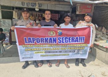 Polsek Pangkalan Kerinci Gencarkan Sosialisasi Tolak Premanisme, Warga Diajak Tak Takut Lapor