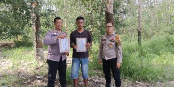 Polsek Pangkalan Lesung Lakukan Patroli dan Sebar Maklumat Larangan Bakar Lahan