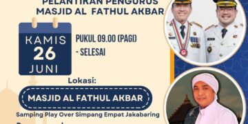 Peringatan Tahun Baru Islam Dan Pengukuhan Pengurus Masjid Al Fathul Akbar Palembang