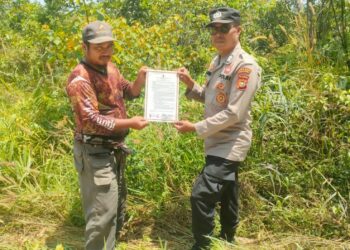 Polsek Langgam Giatkan Patroli Cegah Karhutla di Jalan Segati