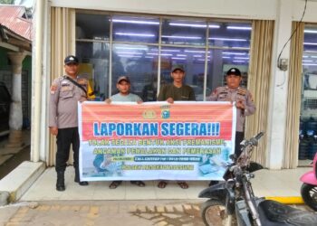 Polsek Pangkalan Lesung Gencarkan Sosialisasi Anti Premanisme ke Pelaku Usaha
