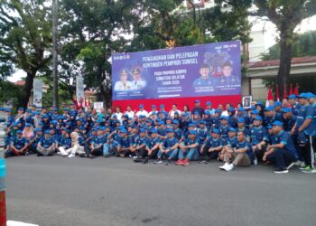 Pengukuhan Dan Pelepasan Kontingen Pemprov Sumsel Pekan Olahraga Kopri Tahun 2025