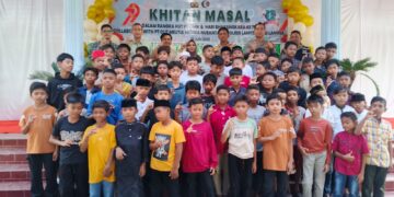 Rangkaian HUT PT CMN ke-12 dan Bhayangkara ke-79, 62 Anak Dikhitan Gratis di RSUCM Langsa