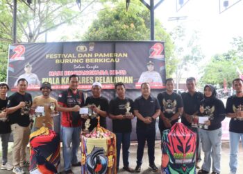 Festival Kicau Burung Meriahkan HUT Bhayangkara ke-79 di Pangkalan Kerinci