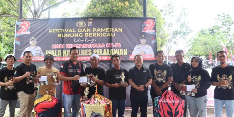 Festival Kicau Burung Meriahkan HUT Bhayangkara ke-79 di Pangkalan Kerinci