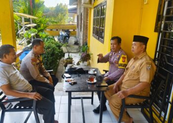 Bhabinkamtibmas Desa Mulya Subur Gelar Silaturahmi Warga, Tegaskan Pentingnya Jaga Kamtibmas