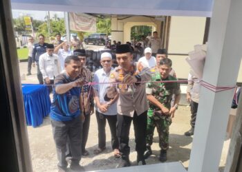 Kapolres Kuansing Resmikan Mushollah At-Taubah Polsek Pangean