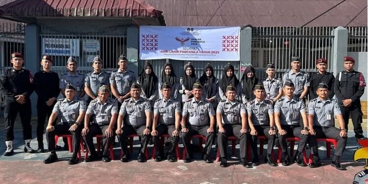 Rutan Takengon Gelar Upacara Peringatan Hari Lahir Pancasila