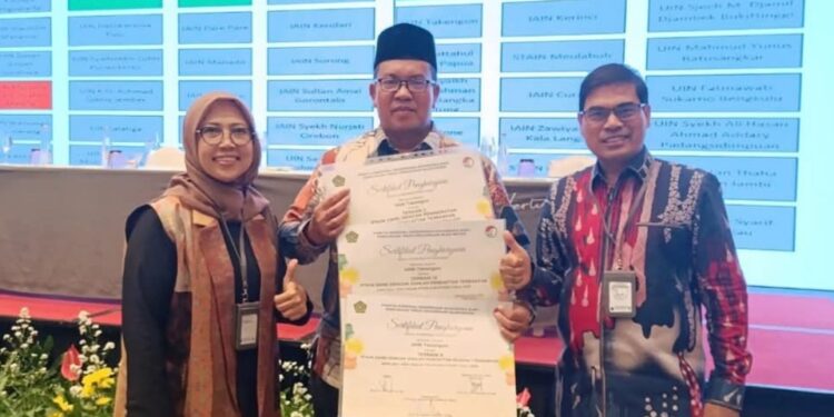 IAIN Takengon Meraih Penghargaan Nasional Terbaik II Peningkatan Jumlah Pendaftar Jalur UM-PTKIN